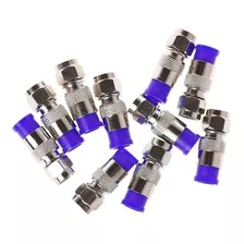 10 Pcs Conector Compressão Pressão Alta Qualidade Rg 6