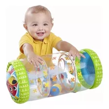 Brinquedo Bebê Rolo Inflável Inflável Sensorial Com Chocalho