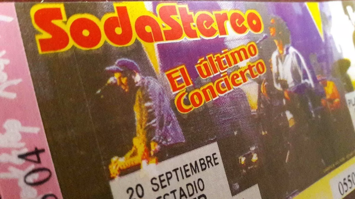 Soda Stereo Ultimo Concierto 1997 Entrada Coleccion ¡nueva!