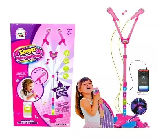 Microfone Infantil Para Menina - Brinquedo Divertido Bebe