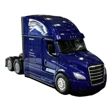 Miniatura Caminhão Freightliner Cascadia Azul 1:64
