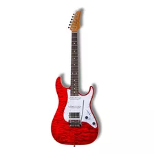 Guitarra Seizi Katana Musashi Plus Hss Rw Quilted Ruby Red