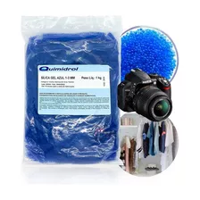 Sílica Gel Azul Desumidificante Desidratante 4-8mm 1kg 