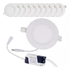 Luz Led Panel Lampara Gypsum Empotrable 3w 6w 12w 18w 24w