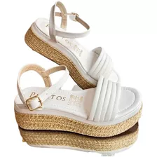 Sandalias Planas Yute Dama Ref. 212