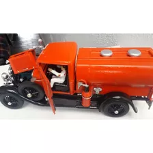 Ford 1931 Antigo 1/18 25cm Model A Tow Tanker+boneco. Unico.