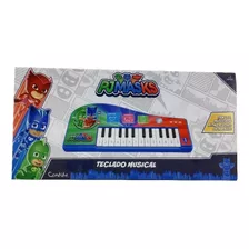 Teclado Musical De Brinquedo Pjmasks Candide 1732 Cor Colorido Pilha