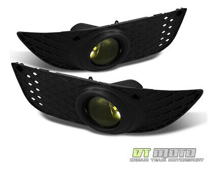 2008-2014 Mitsubishi Lancer Yellow Bumper Fog Lights Lam Yyk Foto 3