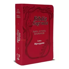 Bíblia Letra Hiper Gigante | Índice E Harpa | Arc (vermelha)