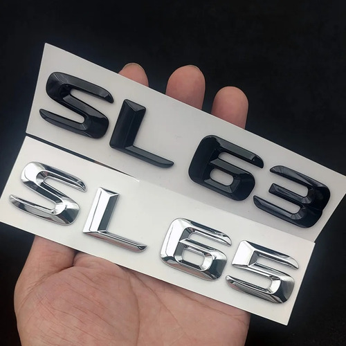 Abs Letras Insignia Del Coche Sl43 Para Compatible Con Foto 4