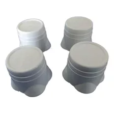 Base Heladera Pata De Elefante Pack X 4 Alto 62 Mm