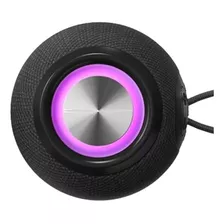 Caixa De Som Bluetooth Speaker Com Led 5w Rgb S55 Da Rock