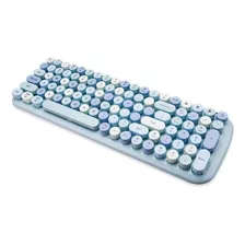 Teclado Inalámbrico Multidispositivos, Mofii/azul