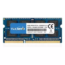 Memoria Ram Gamer Color Azul 8gb 1 Tecmiyo Pc3l-12800s