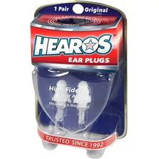 Hearos High Fidelity Ear Plugs Protectores Auditivos + Case 