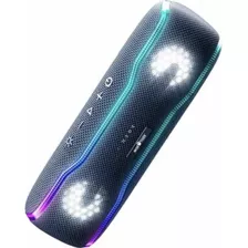 Caixa Som Potente Wisetiger 25w Ipx7 Rgb Bluetooth 110/220 Cor Preto