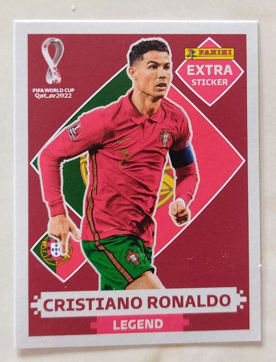 Figurita Legend Cristiano Ronaldo Extra Álbum Qatar 2022