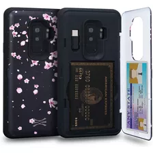 Funda Tarjetero Para Telefono Samsung Galaxy S9 Plus Flores