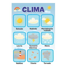 Poster Educativo Clima A3+ Fotográfico