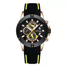 Reloj Para Hombre Mini Focus Mf0244g Mf9108 Negro