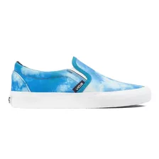 Zapatillas Vicus Slip On Kids Lona Desteñido Azul