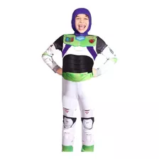 Fantasia Buzz Lightyear Macacão Longo Infantil 