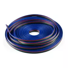 Cable 4 Hilos 22awg Ideal Para Cintas Tiras Led Rgb 2 Metros