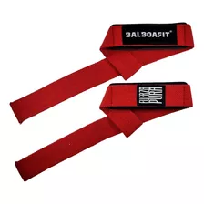 Cintas Poder Agarre Straps Balboafit Retiro Color Rojo