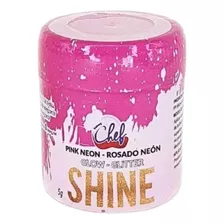 Glitter Glow Neon Pink Shine 5g Iceberg Un