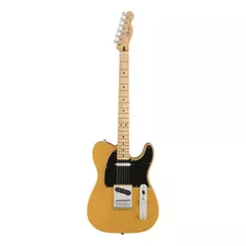Guitarra Eléctrica Fender Standard Telecaster De Aliso Butterscotch Blonde Con Diapasón De Arce