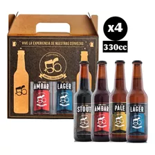 Estuche Regalo Cerveza Artesanal +56 Variedades 4 X 330cc