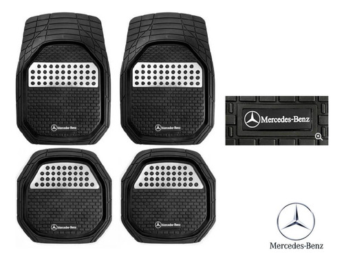 Tapetes 3d Logo Mercedes Benz + Cajuela Clase C 2015 A 2020 Foto 3