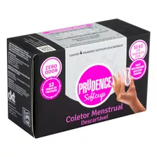 Coletor Menstrual Prudence Softcup Caixa Com 4 Unidades