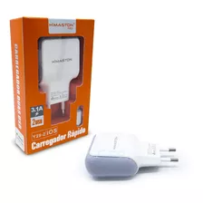 Carregador 2 Usb Carga Rápida H'maston 3.1a Ios