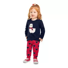 Conjunto Infantil Feminino Casaco E Calça Kyly Ref: 207925