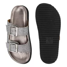 Sandalia Birken Chinelo Feminino Sola Plana Mega Confortavel