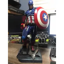 Custom Capitao America 1/4 N Sideshow Bowen Xm Prime