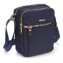 Bolsa Casual Feminina Up4you Alça Transversal Nylon Luxcel