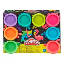 Play-doh Pack Fluo Masa Hasbro Original - Vamos A Jugar