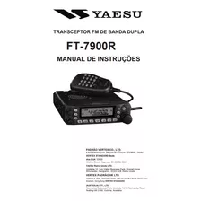 Manual Radio Yaesu 7900 Português