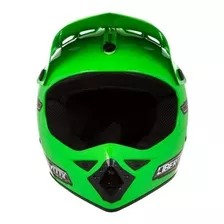 Capacete Para Moto Off Road Pro Tork Liberty Mx Pro Verde Solid Tamanho 60 