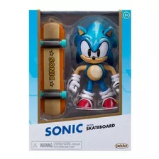Figura Sonic Con Skateboard The Hedgehog Jakks Gold 