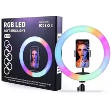 Aro De Luz Rgb Led 33cm Mj33