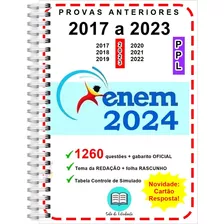 Enem Ppl 2023 Provas Anteriores 2016 A 2022 + Gabarito Oficial