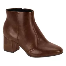 Bota Mujer Beira Rio 76104 Napa Taco Medio Confort Pampashop