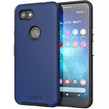 Crave Pixel 3a - Carcasa Para Google Pixel 3a Color Azul Ma