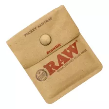 Raw Cenicero Portátil De Bolsillo Para Llevar A Lados Color Beige