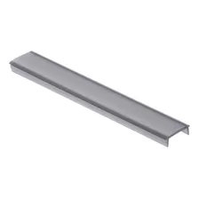 Canaleta Perfil Acrílico Difusor Para Led 15mm Fumê Br 2mt