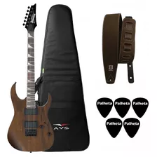 Guitarra Ibanez Grg121dx Wnf Walnut Flat + Kit