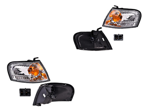 (2) Faros Delanteros C/ajuste Tyc Sentra Nissan 96-99